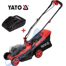 Косачка акумулаторна , 36V (2x18V), 340 мм, 20-65 мм, YATO YT 85220